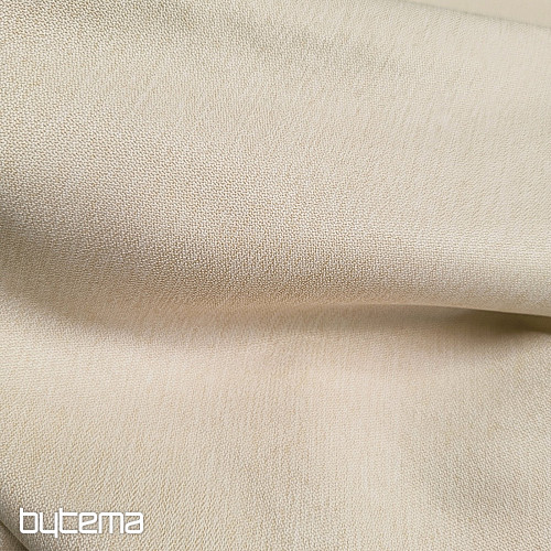 Luxuriöser, einfarbiger Designer-Dekorstoff GERSTER 7032/0023 BEIGE