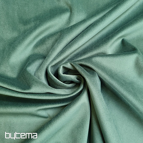 Luxuriöser, einfarbiger Designer-Dekorstoff GERSTER 77042/0500 GRÜN