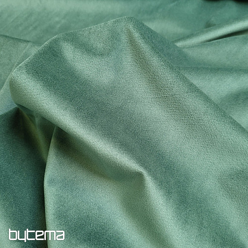 Luxuriöser, einfarbiger Designer-Dekorstoff GERSTER 77042/0500 GRÜN