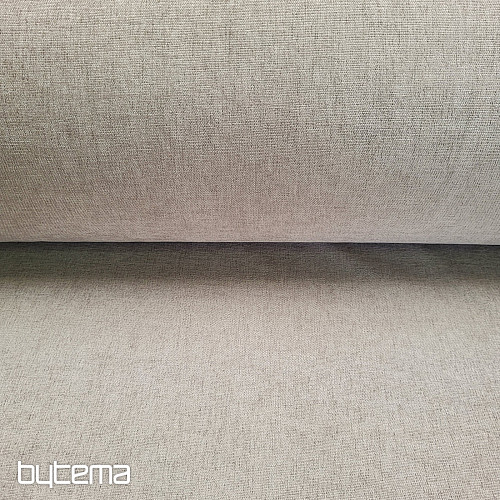 Luxuriöser, einfarbiger Designer-Dekorstoff GERSTER 77054/0040 HELLGRAU