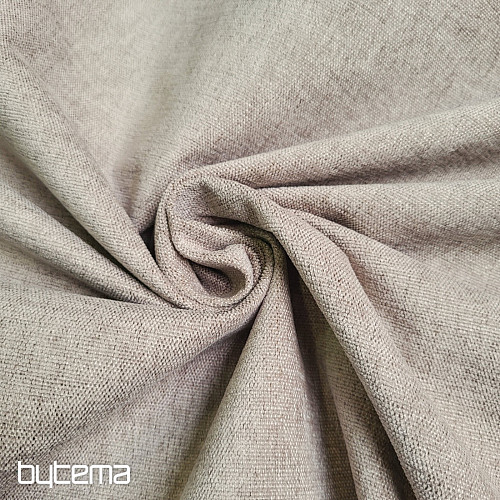 Luxuriöser, einfarbiger Designer-Dekorstoff GERSTER 77054/0040 HELLGRAU