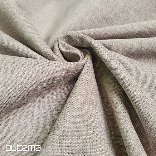 Luxuriöser, einfarbiger Designer-Dekorstoff GERSTER 77054/0040 HELLGRAU