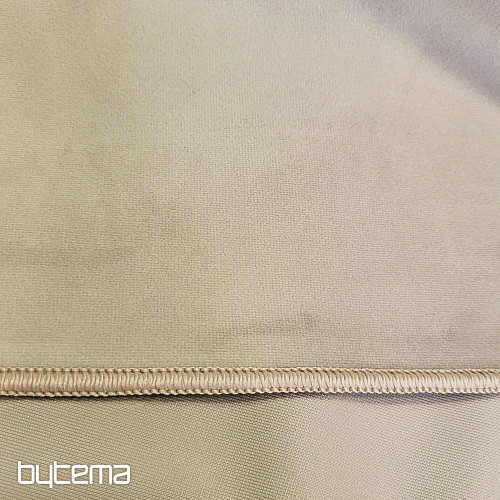 Luxuriöser, einfarbiger Designer-Dekorstoff GERSTER 77042/0023 Hellbeige