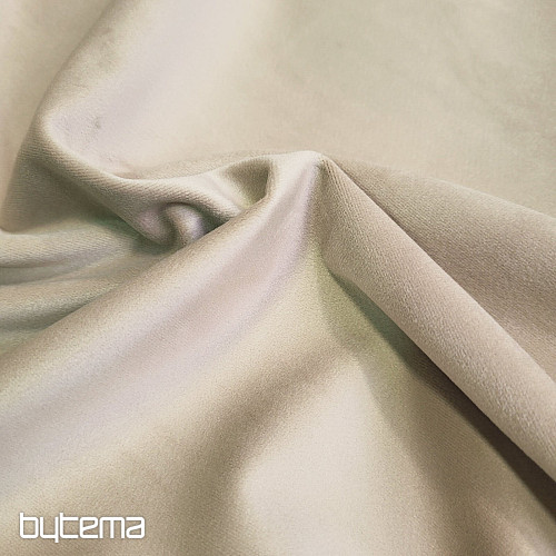 Luxuriöser, einfarbiger Designer-Dekorstoff GERSTER 77042/0023 Hellbeige