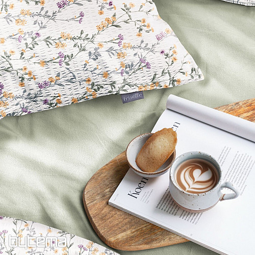 IRISETTE Luxus-Crêpe EASY 8665-40 Gelbe Blüten