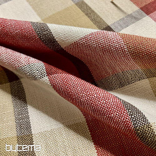 Tischdecke und Schal ATILA ROT