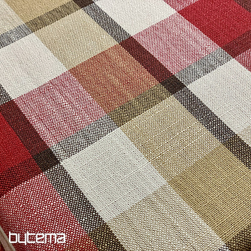 Tischdecke und Schal ATILA ROT