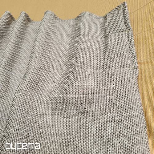 Fertiger Dekovorhang GERSTER DIM OUT 77005/840 GRAU BEIGE