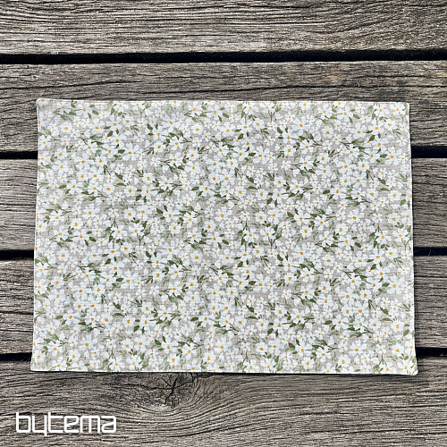 Platzset WEISSE BLUMEN