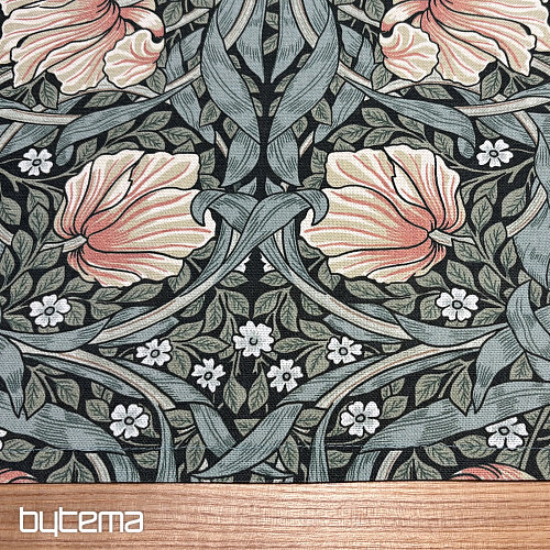 Tischdecke und Schal GOLDENE BLUMEN