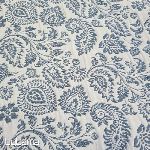 Dekorativer Stoff COSTA FLOR BLAU