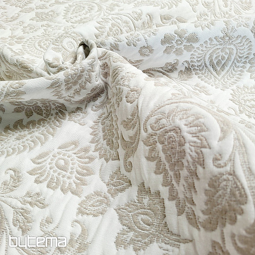 Dekorativer Stoff COSTA FLOR BEIGE
