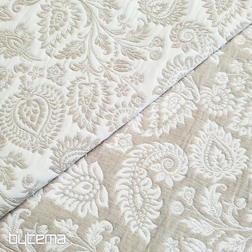 Dekorativer Stoff COSTA FLOR BEIGE