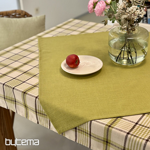 Tischdecke und Schal VALS GREEN