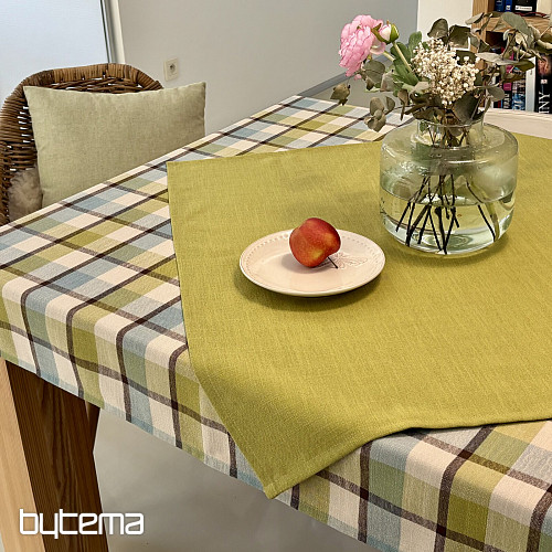Tischdecke und Schal VALS GREEN