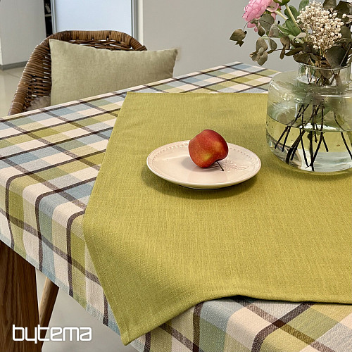Tischdecke und Schal VALS GREEN