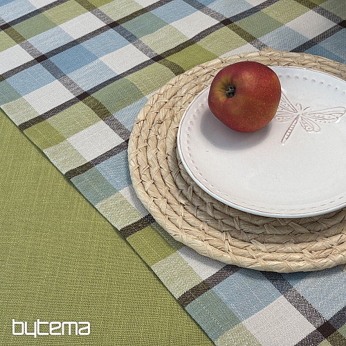 Tischdecke und Schal VALS GREEN