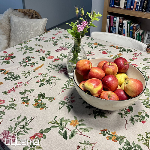 Tischdecke BLUMEN OREGON