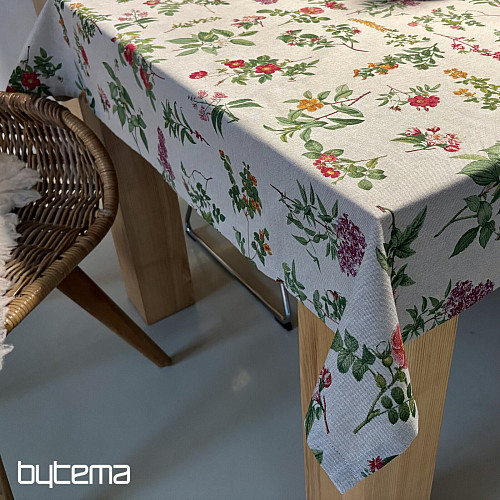 Tischdecke BLUMEN OREGON
