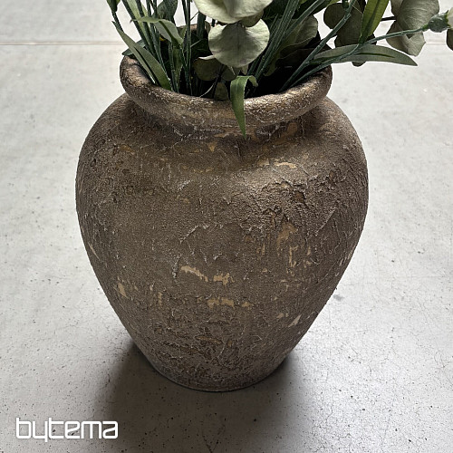 Keramikvase TAVIR 24x30 rustikales Gold