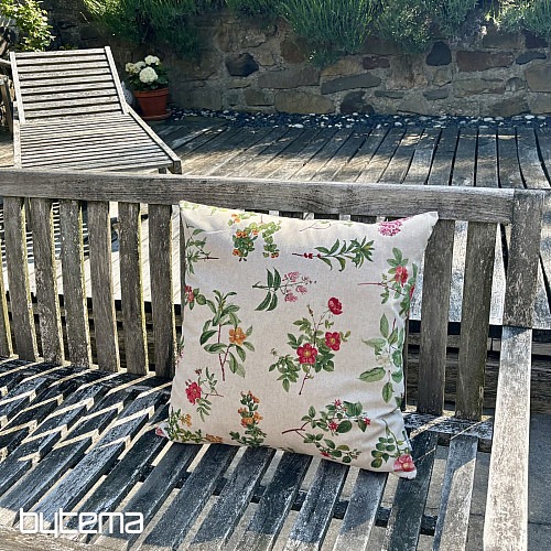 Dekorativer Kissenbezug mit Blumenmotiv aus Oregon