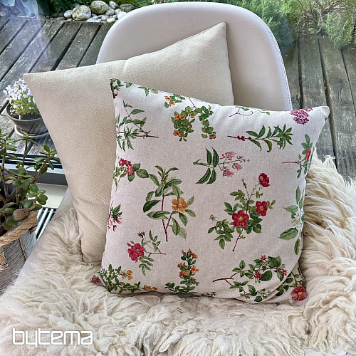 Dekorativer Kissenbezug mit Blumenmotiv aus Oregon