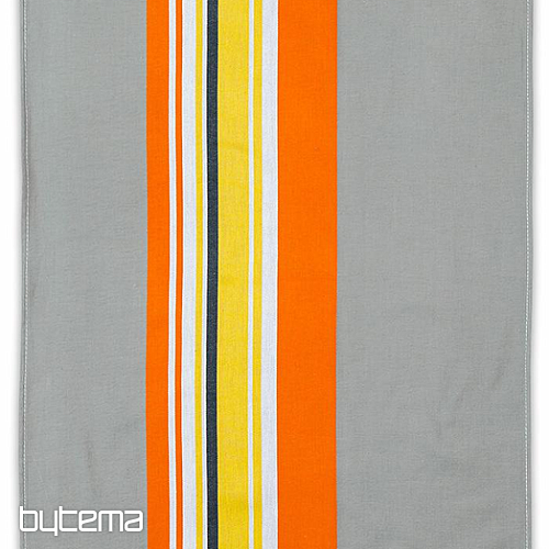 Jacquard-Geschirrtücher, gemischt in Grau-Orange