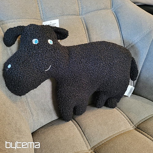 Plüschtier SCHWARZER HUND