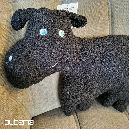 Plüschtier SCHWARZER HUND