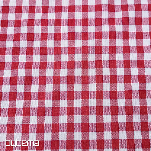 Dekostoff KANAFAS rot 1x1 cm