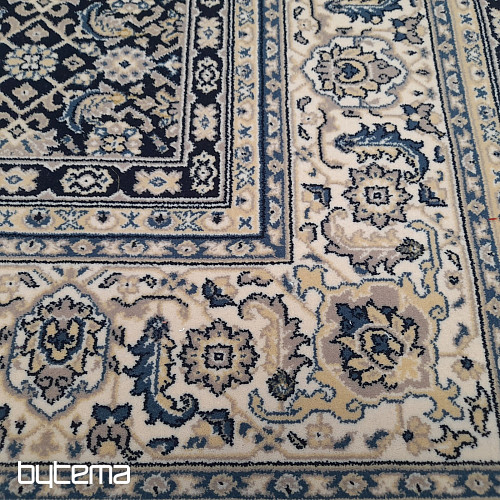 Wollteppich ORIENT klassisch blau, allover-Muster