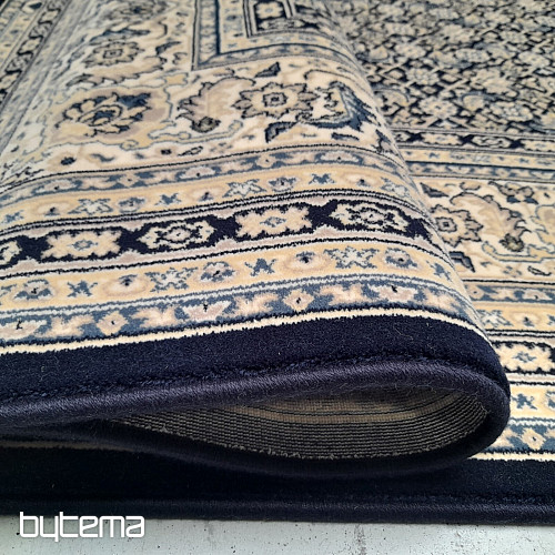 Wollteppich ORIENT klassisch blau, allover-Muster