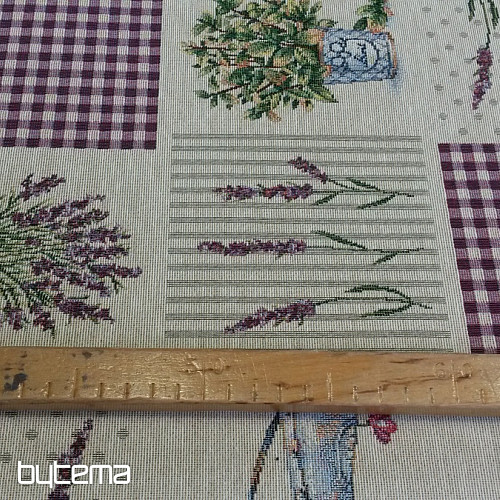 Gobelinstoff BLUMEN AUS DER PROVENCE