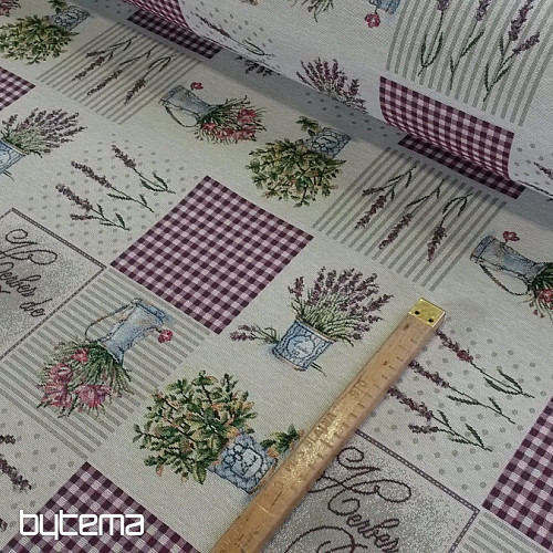 Gobelinstoff BLUMEN AUS DER PROVENCE