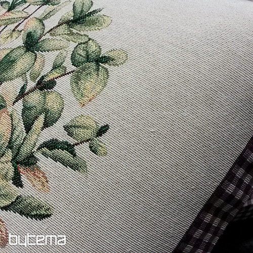 Gobelin-Kissenbezug BLUMEN AUS BASILIKUM DER Provence