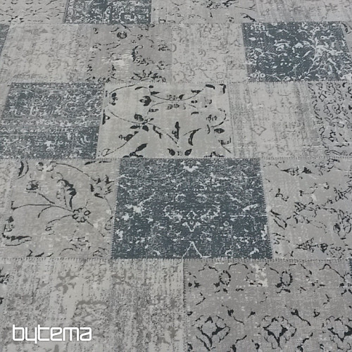 Teppich modern  PIAZZO 12168 grau/blau