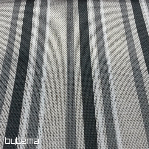 Dekorationsstoff GRAUER STREIFEN