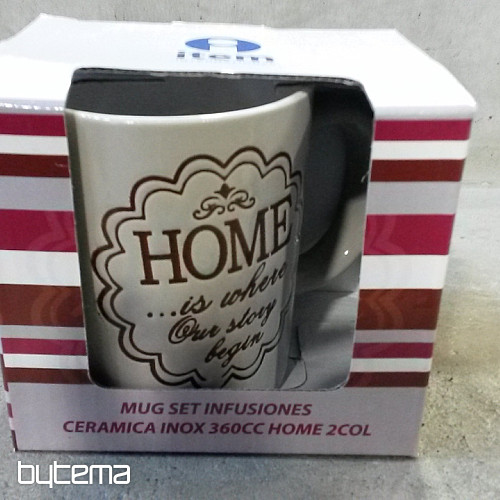 Becher mit Sieb HOME