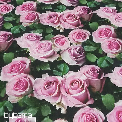 Dekorationsstoff Rose Digitaldruck 3D