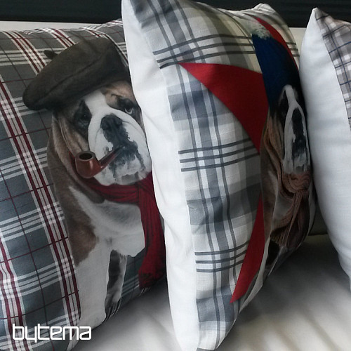 Dekorativer Kissenbezug HARRY DIE BULLDOGGE 2