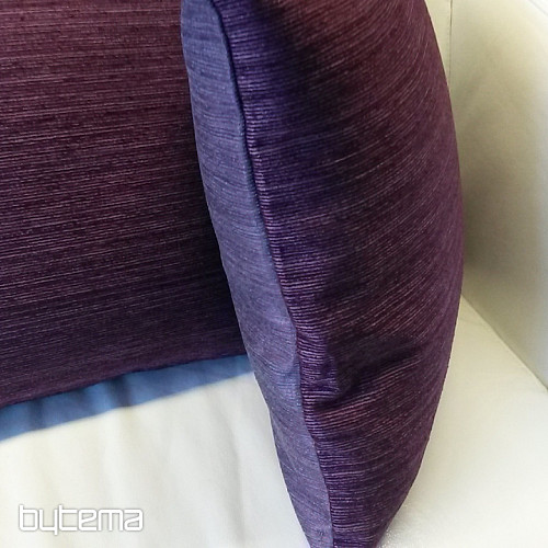 Chenille-Kissenbezug ELIA purple