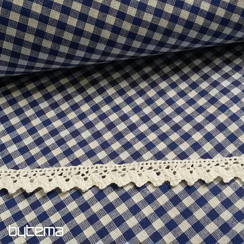 Dekostoff KANAFAS blau 0,5 cm