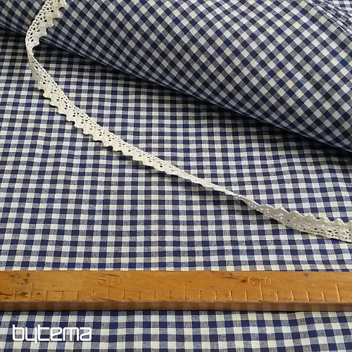 Dekostoff KANAFAS blau 0,5 cm