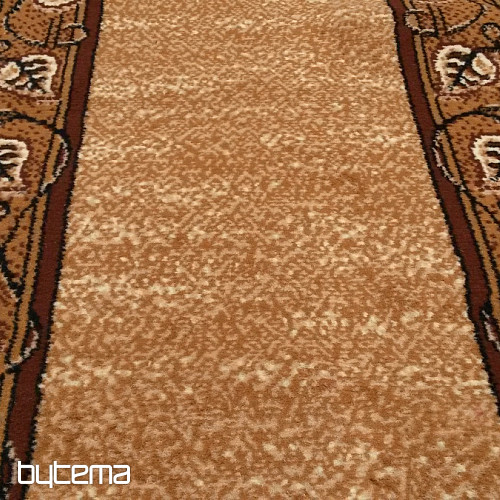 Teppich Läufer FELIKS Blätter beige