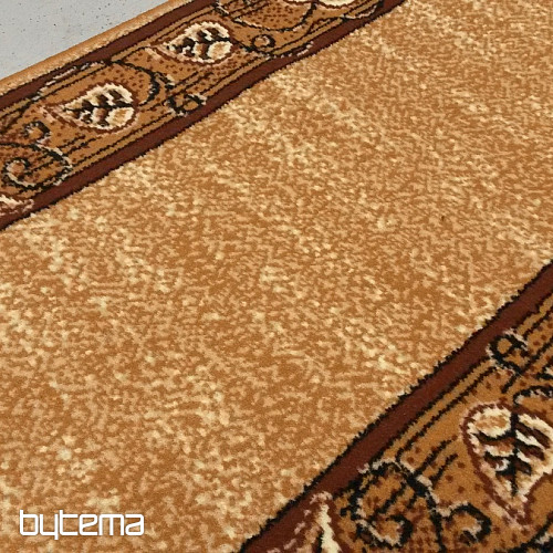 Teppich Läufer FELIKS Blätter beige