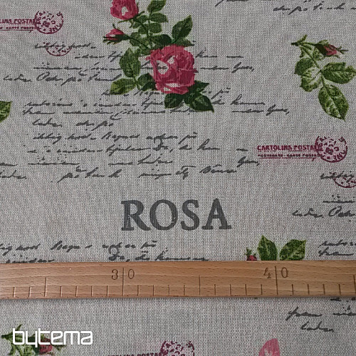 Dekorationsstoff CLOE ROSA 280 cm
