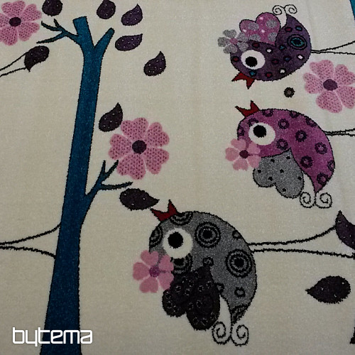 Kinderteppich BELLA BIRDS creme