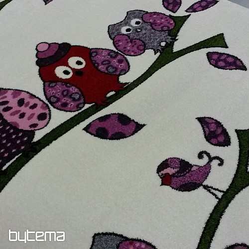 Kinderteppich BELLA EULE  creme