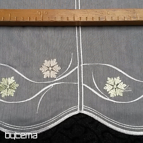 Gardine Welle Blume