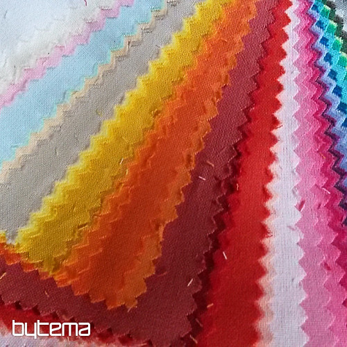 Baumwollstoff UNI koralle